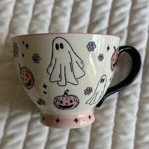 Ghost and Pumpkin Themed Teacup